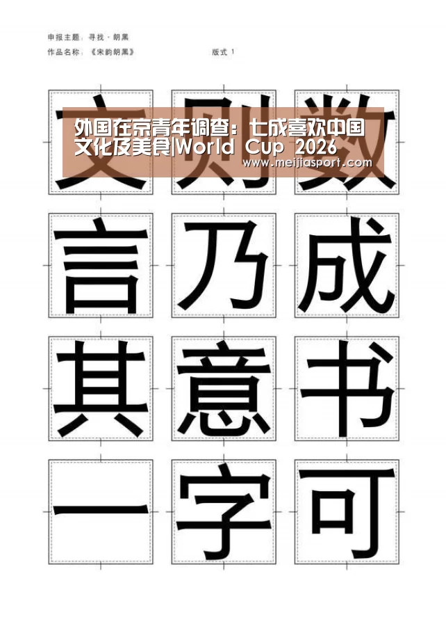 外国在京青年调查:七成喜欢中国文化及美食|World Cup 2026(图1) 举办城市